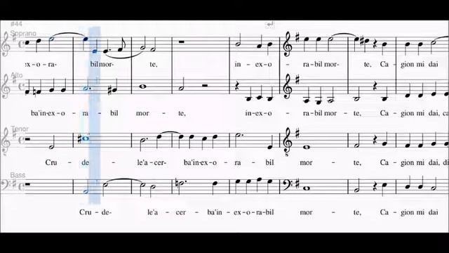 Cipriano de Rore - Mia benigna fortuna, Spartito per Soprano смотреть онлайн