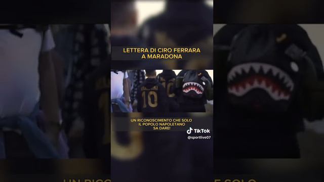 la lettera di Ciro Ferrara a Maradona. 🙏🏻⚽💙🇮🇹🙏🏻 смотреть онлайн