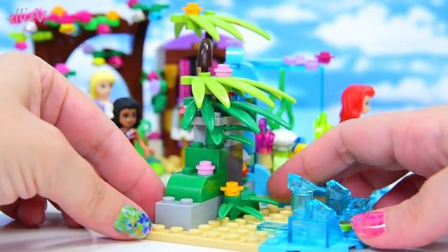 Moana's Tiny Diorama Custom Lego Disney Princess Build DIY Craft Display Kids Toys смотреть онлайн