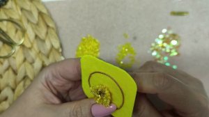 Мастер класс по вышивке броши ОДУВАНЧИК!