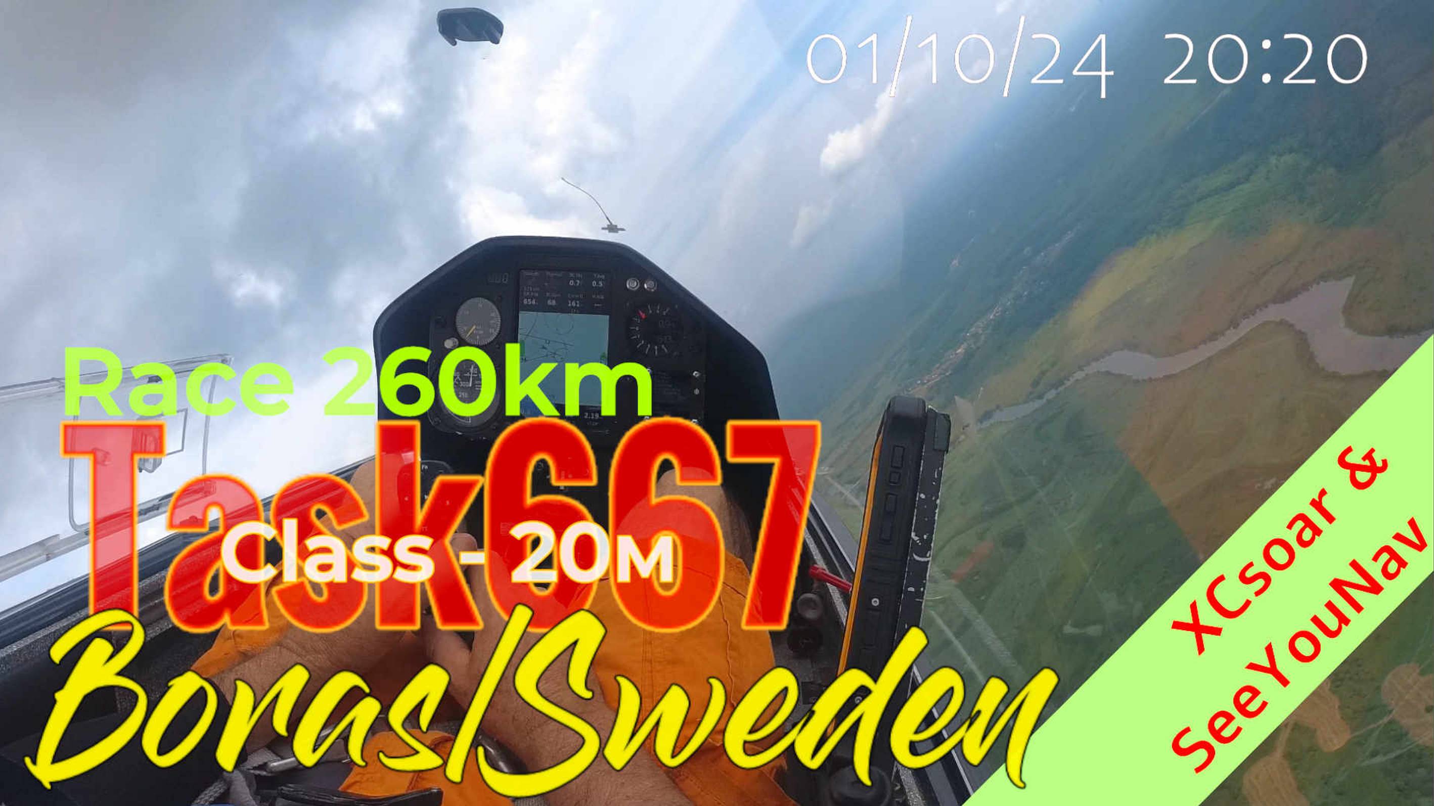 Виртуальный планерный таск №667 на портале Https://crc.team