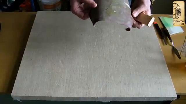 Как загрунтовать холст - простой студенческий вариант. смотреть онлайн