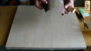 Как загрунтовать холст - простой  студенческий вариант.