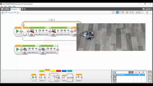 LEGO MINDSTORMS EDUCATION EV3 Dersi Paralel Programlama #15 смотреть онлайн