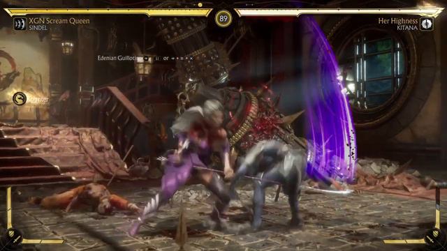 Mortal Kombat 11 Sindel Edenian Guillotine Brutality смотреть онлайн