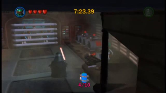 Lego Star Wars II Original Trilogy PSP 100% Episode 6 Level 2 Great Pit of Carkoon Challenge Mode смотреть онлайн