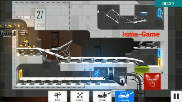 Bridge Constructor Portal Level 27 - BC Portal Day 27 (Pellet Head on) Walkthrough