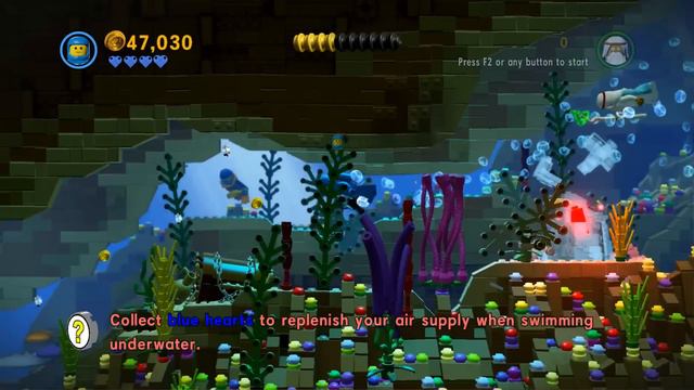 LEGO Movie Videogame Gameplay Walkthrough - Episode 9 - Sinking Submarine! The Depths! смотреть онлайн