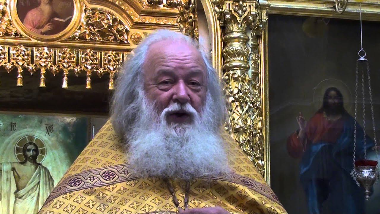 Проповедь о. Валериана Кречетова 12.08.12 смотреть онлайн