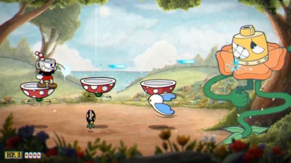 Cuphead : How to Beat Flower Boss (Floral Fury)