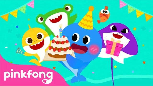 Happy Birthday | Baby Shark's Day at School | Pinkfong Official смотреть онлайн