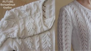 СКОС ПЛЕЧА УКОРОЧЕННЫМИ РЯДАМИ. ЗАКРЫТИЕ ПЕТЕЛЬ НА ТРЕХ СПИЦАХ. МАСТЕР-КЛАСС