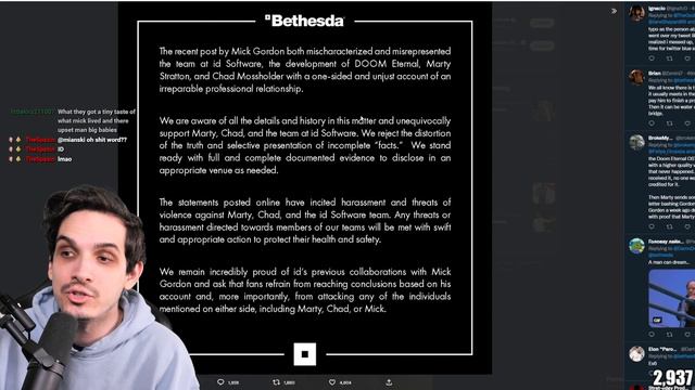 Bethesda responds to the allegations.... смотреть онлайн