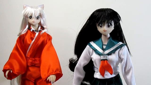My Plastic Life: CUSTOM Inuyasha & Kagome dolls by Kiradolls_Restoration unboxing and review! смотреть онлайн