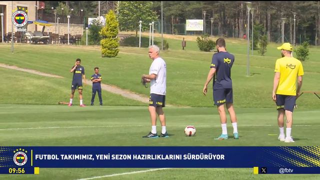 Фенербахче - тренировка от Жозе Моуринью смотреть онлайн