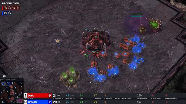 GESTADORES EN EL MUNDIAL! - Creatior vs Dark 1/2 Mundial Starcraft 2 смотреть онлайн