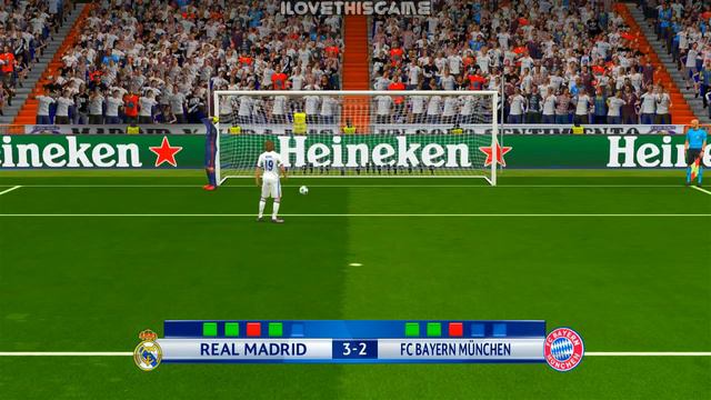 Real Madrid vs Bayern Munchen 2nd Leg - PES 2017 Penalty Shootout смотреть онлайн
