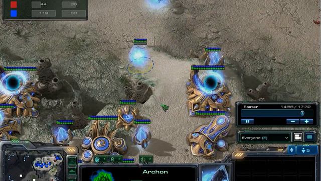 [HD] Starcraft 2 Beta Bug - Merging Archons Moving смотреть онлайн