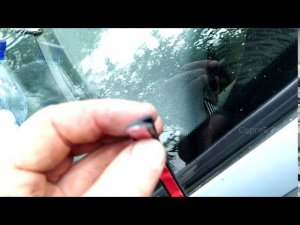 Дополнительный водосток на стекло