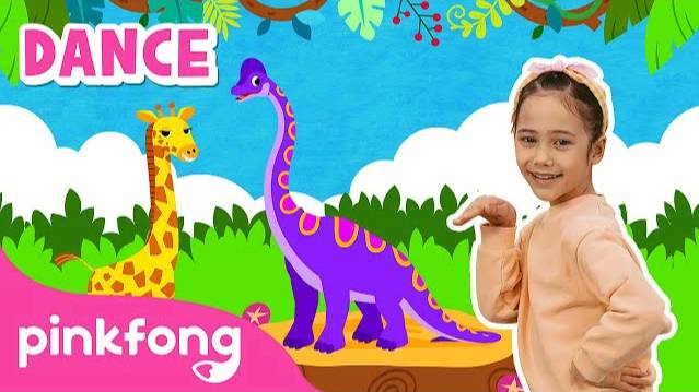 Animal-Saurus | Dance Along | Kids Rhymes | Let's Dance Together! | Pinkfong Songs смотреть онлайн