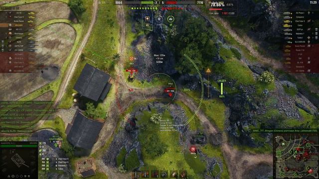 World of Tanks/МирТанков. М53/М55, карта Жемчужная река смотреть онлайн