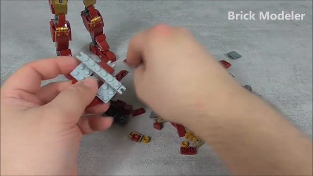 Lego 76206 - Iron Man Figure - Speedbuild
