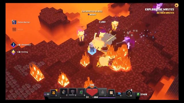 Nether Wastes - Minecraft Dungeons (DLC) смотреть онлайн