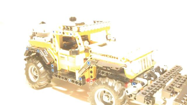 LEGO Jeep Wrangler + LEGO Power Functions + Custom Snowplow (No music) смотреть онлайн
