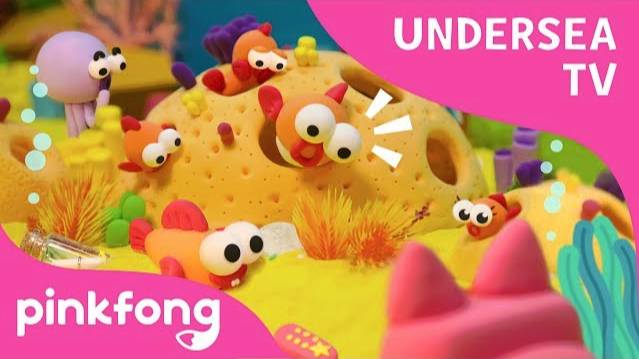 Undersea TV | Pinkfong Clay | Craft for Kids | Pinkfong Songs for Children смотреть онлайн