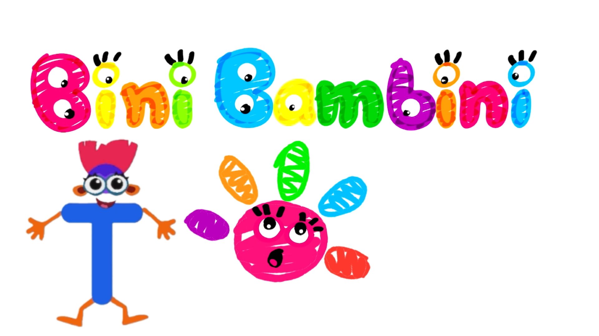Учим буквы и слоги с игрой BiniBambini. Буква "Т" смотреть онлайн