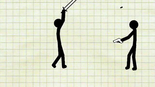 Бой человечков