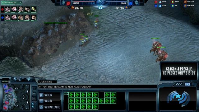 NASL Season 4 Qualifier 2 - Ro16 - Mafia vs Coca - Game 1 смотреть онлайн