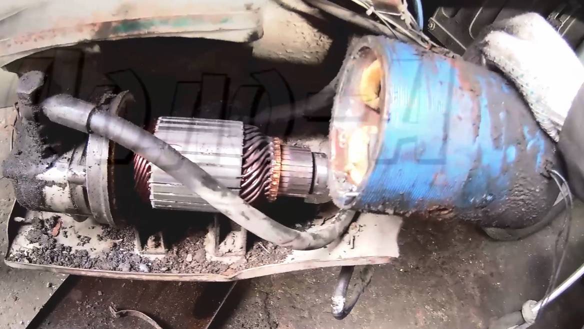 Ремонт электромотора маслостанции гидроборта