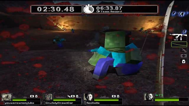 Left 4 Dead 2: Mods | Helms Deep | Minecraft Zombies | Super horde | смотреть онлайн