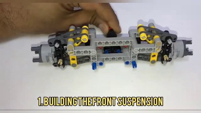 Build your own LEGO Technic Super Car (Front & Rear Modular Suspension Tutorial) смотреть онлайн