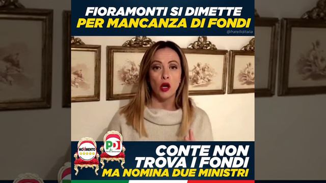 Giorgia Meloni: Dimissioni Fioramonti dimostrazione che Governo non ha risposte da dare all'Italia смотреть онлайн