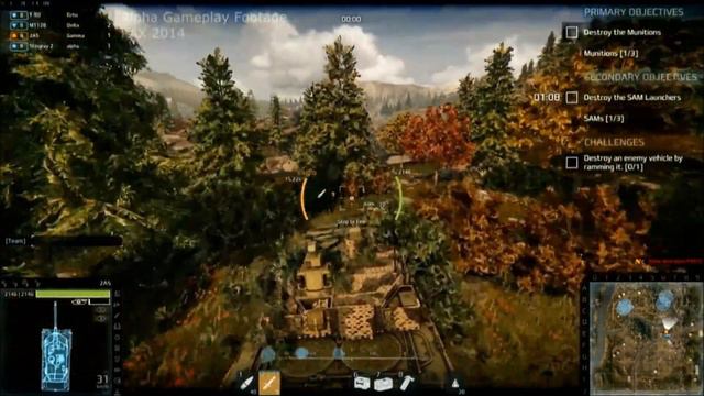 Armoured Warfare - 1st Gameplay footage смотреть онлайн