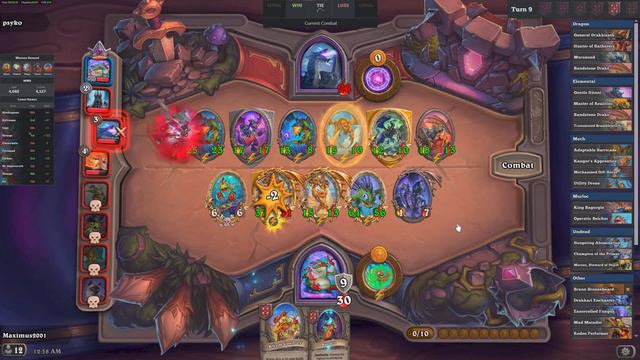 HearthStone Heroes of Warcraft Replay (Battlegrounds) смотреть онлайн