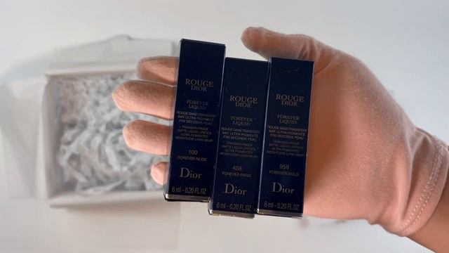 ROUGE DIOR FOREVER LIQUID LIPSTICK | Unboxing | Transfer-proof Lipstick | Swatches смотреть онлайн