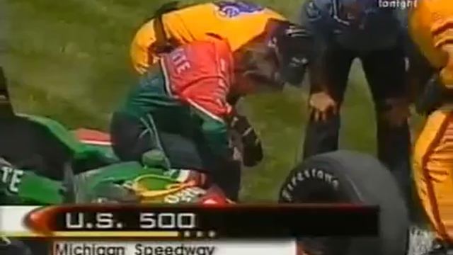 1998 Adrian Fernández Crash Kills Three Fans at Michigan International Speedway смотреть онлайн