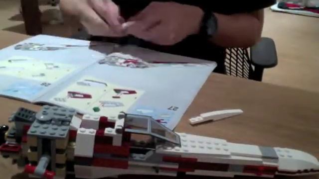 LEGO 9493 X-Wing build in 4 minutes смотреть онлайн