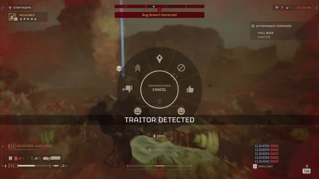 Helldivers 2 Gameplay - AWOL Treason Barrage 18-Kill Hit смотреть онлайн