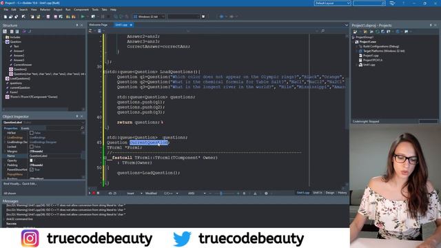 Your first C++ GUI Game (step by step) Build Game GUI apps in C++ смотреть онлайн