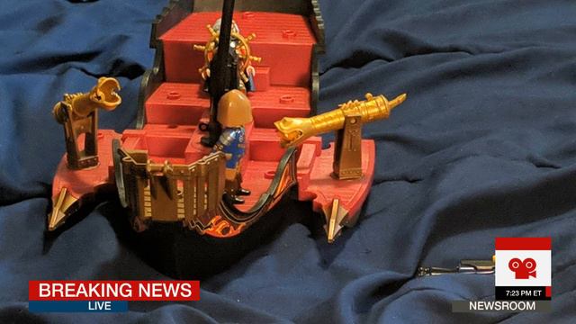 the news! ep 2 playmobil pirate attack!!(stop motion) смотреть онлайн