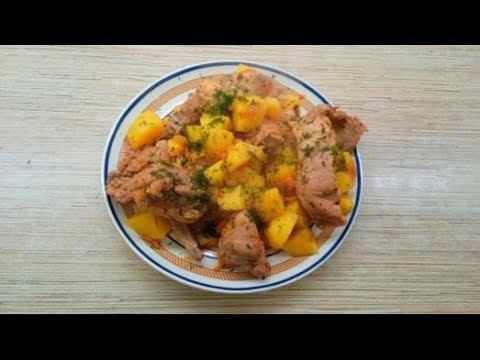 Картофель, тушеный с кроликом ПРОСТОЙ РЕЦЕПТ смотреть онлайн
