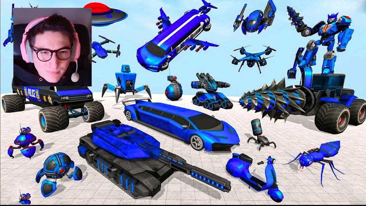 Мультик про машинки. Роботы тоботы Новая серия!