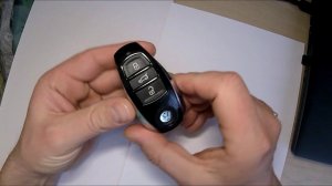 Замена батарейки в ключе TOUAREG NF.Replacing the battery in the key Touareg NF