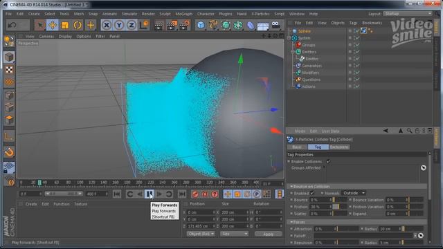 Cinema 4D – Создание частиц в Cinema 4D. [Уроки 3D] смотреть онлайн