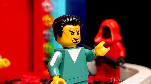 Lego Squid Game - Glass Bridge - stop motion brickfilm animation смотреть онлайн