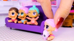 Куклы ЛОЛ СМЕШНЫЕ видео #12 История с куклами Сюрпризы lol dolls